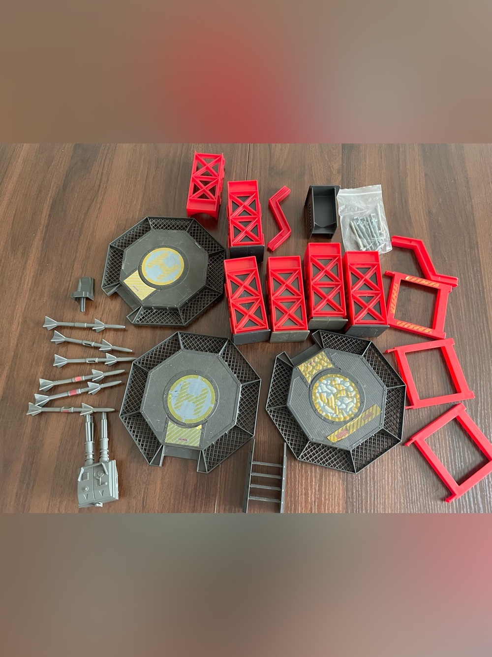 G.I. JOE ARAH  Transportable Tactical Battle Platform Parts Lot Hasbro 1985